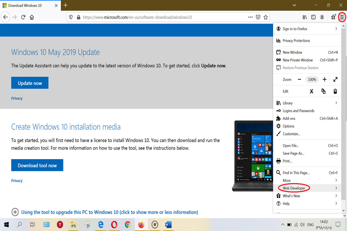 آموزش دانلود ویندوز ۱۰ (Windows 10) از سایت مایکروسافت